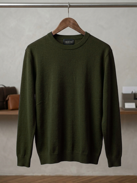 SWEATER STOUT VERDE MILITAR
