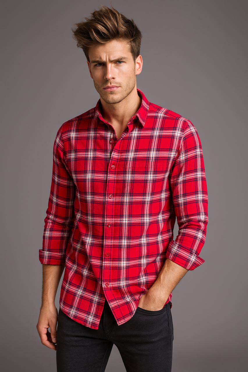 CAMISA QUITO SKSP ROJO