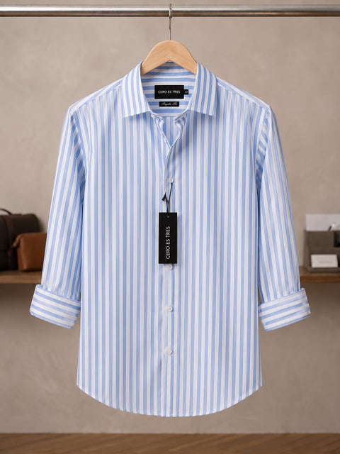 CAMISA BREW CELESTE