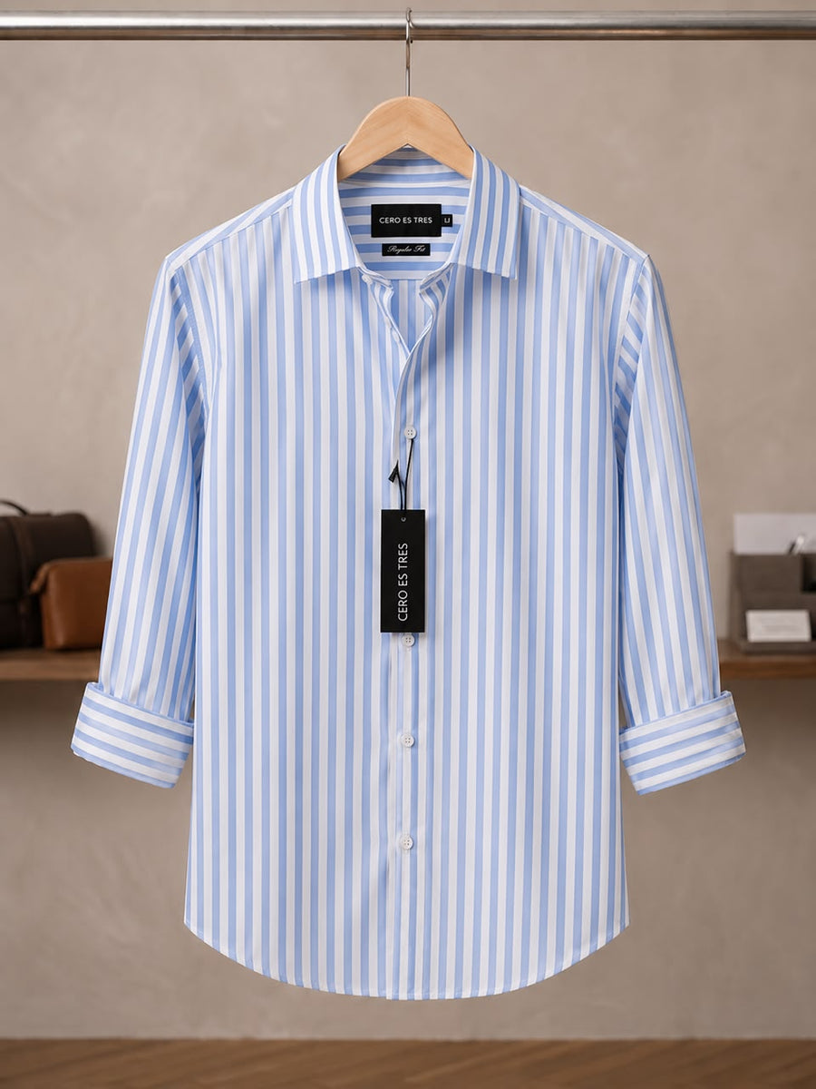 CAMISA BREW CELESTE