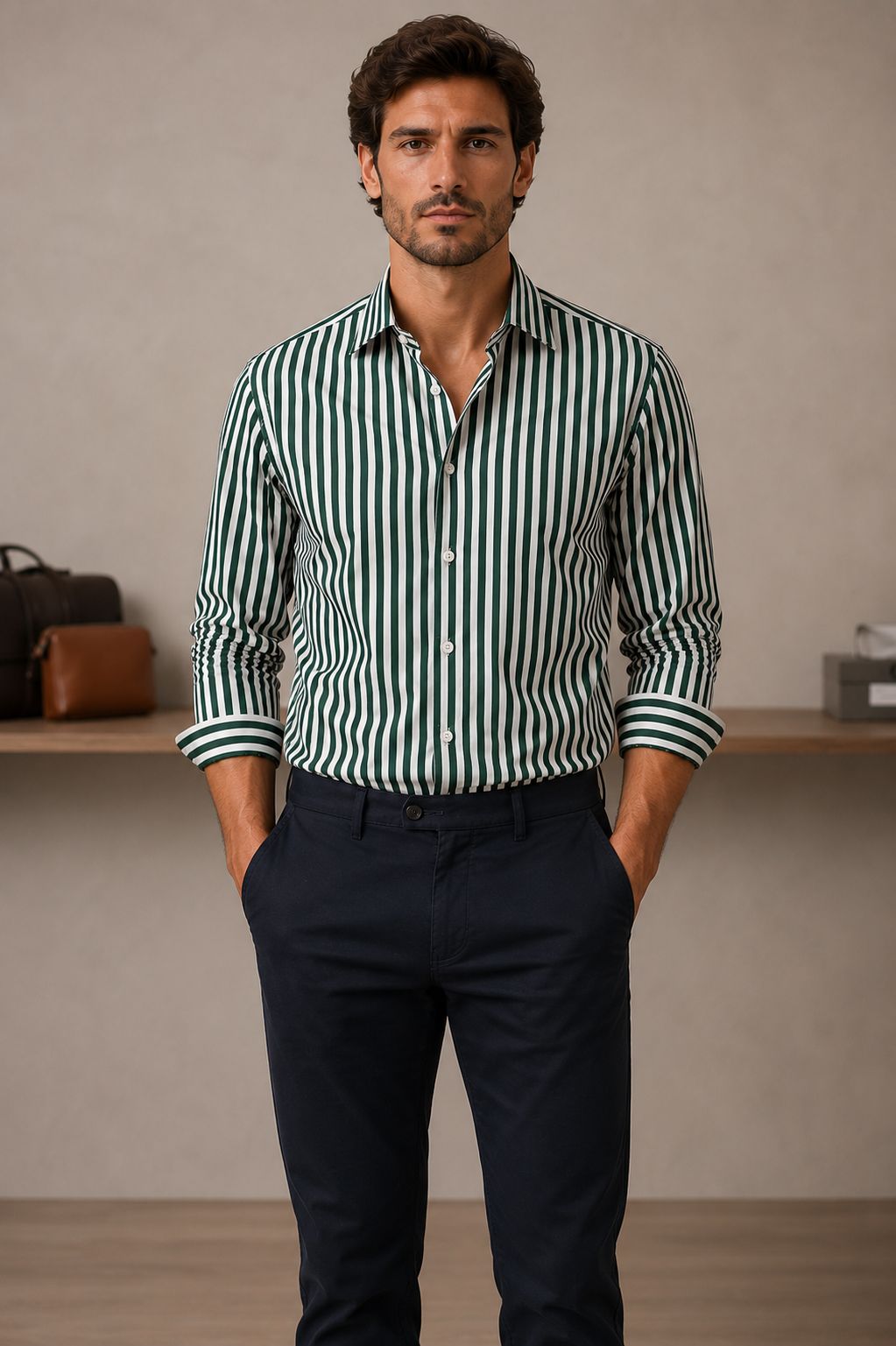 CAMISA BREW VERDE