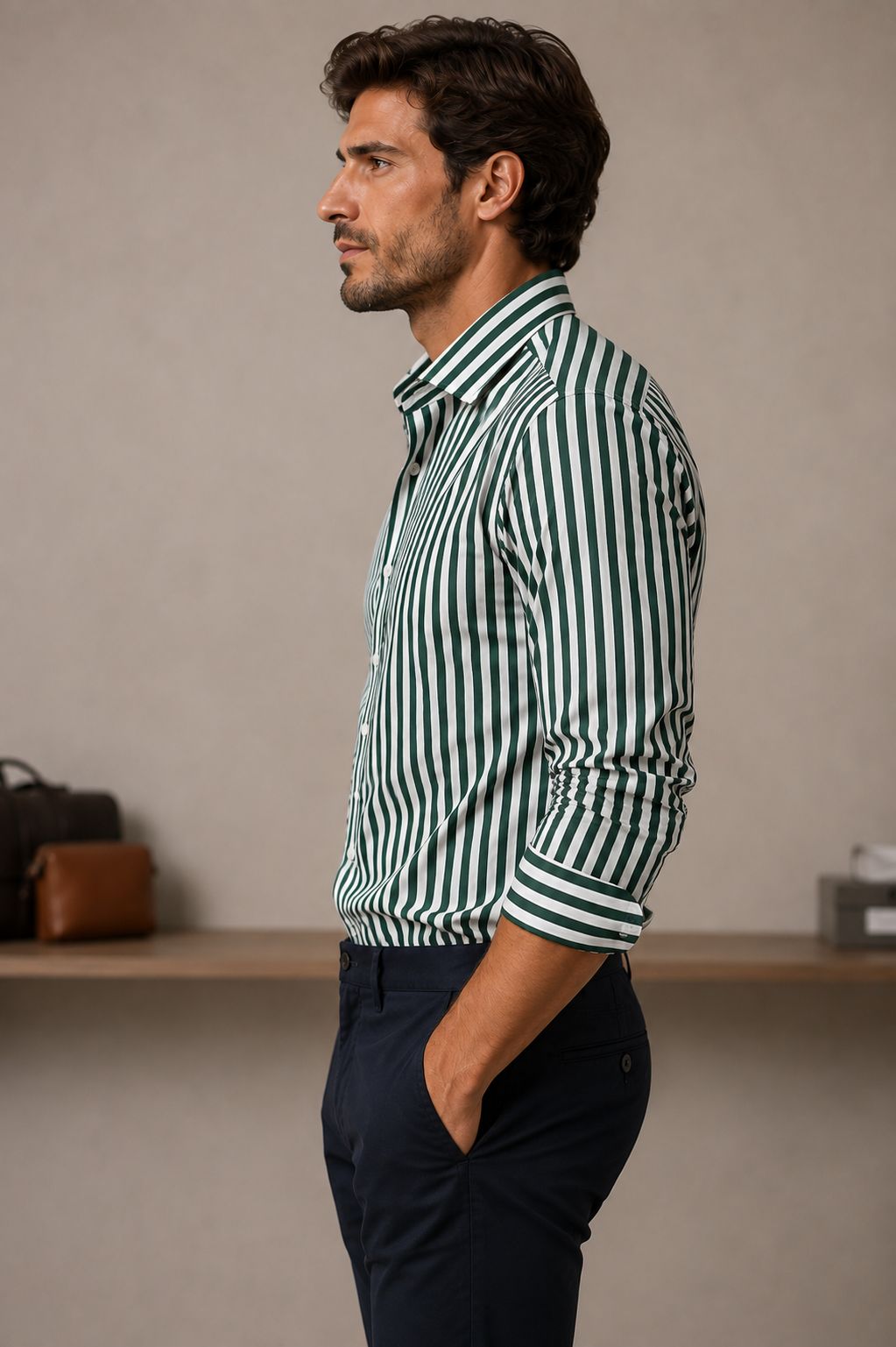 CAMISA BREW VERDE