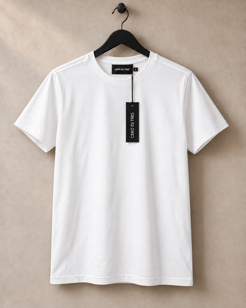 REMERA BASIC BLANCO