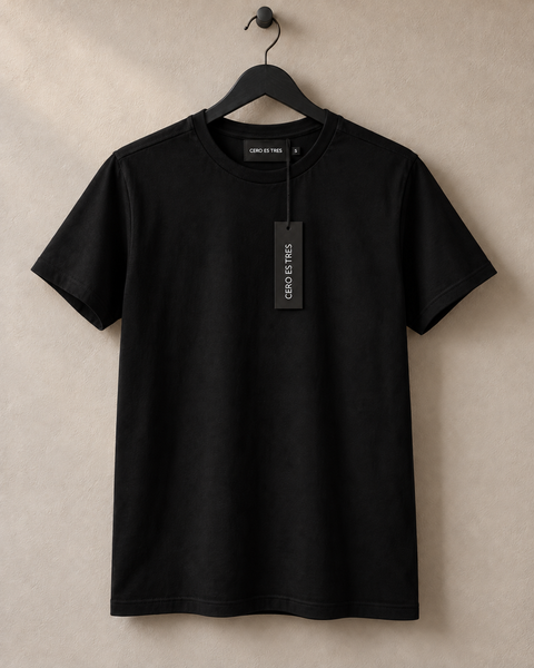 REMERA BASIC NEGRO