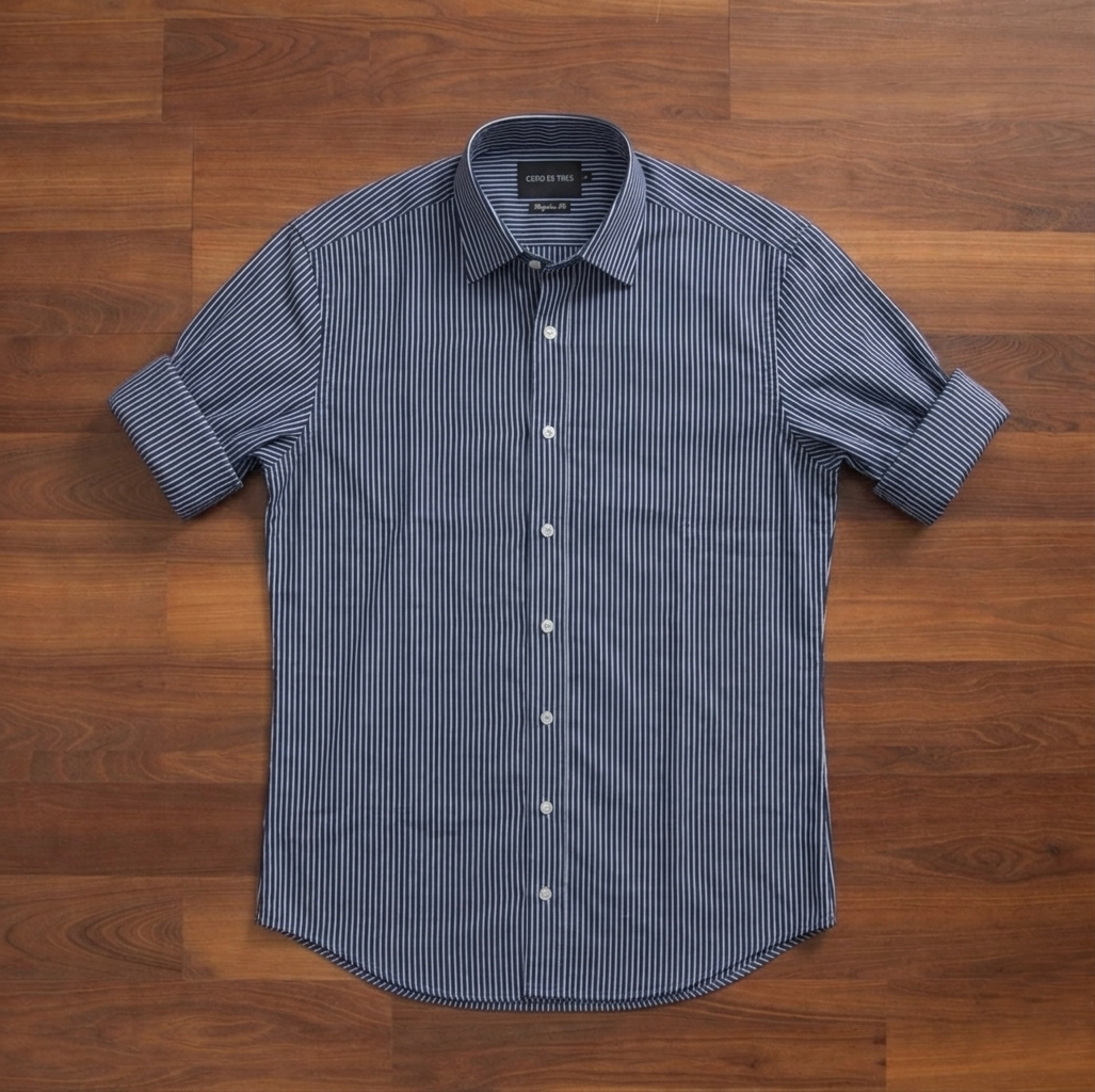 CAMISA SIDRA AZUL MARINO