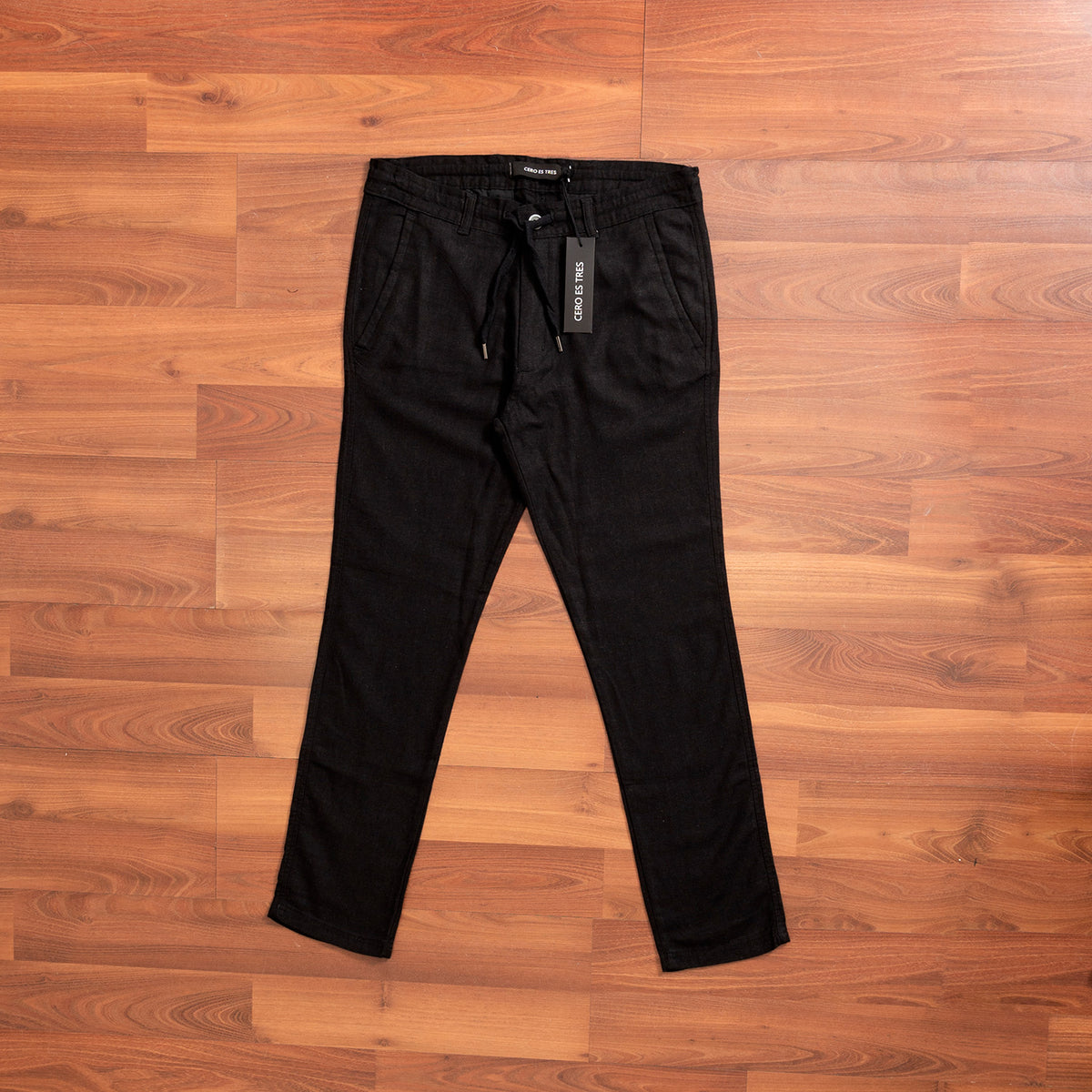 PANTALON LINO CHILL NEGRO