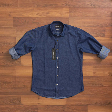 CAMISA NIMES SK AZUL MARINO