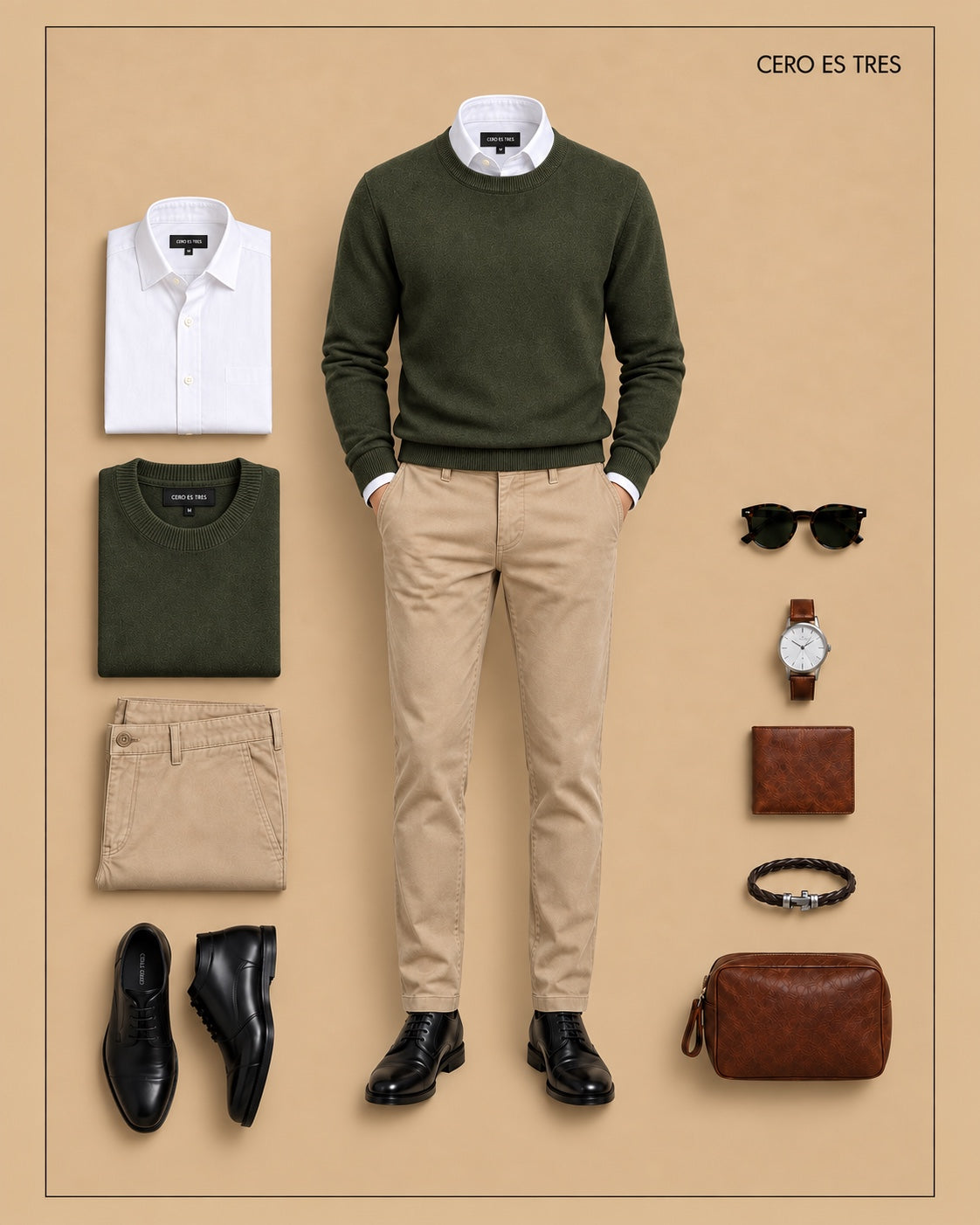 SWEATER STOUT VERDE MILITAR