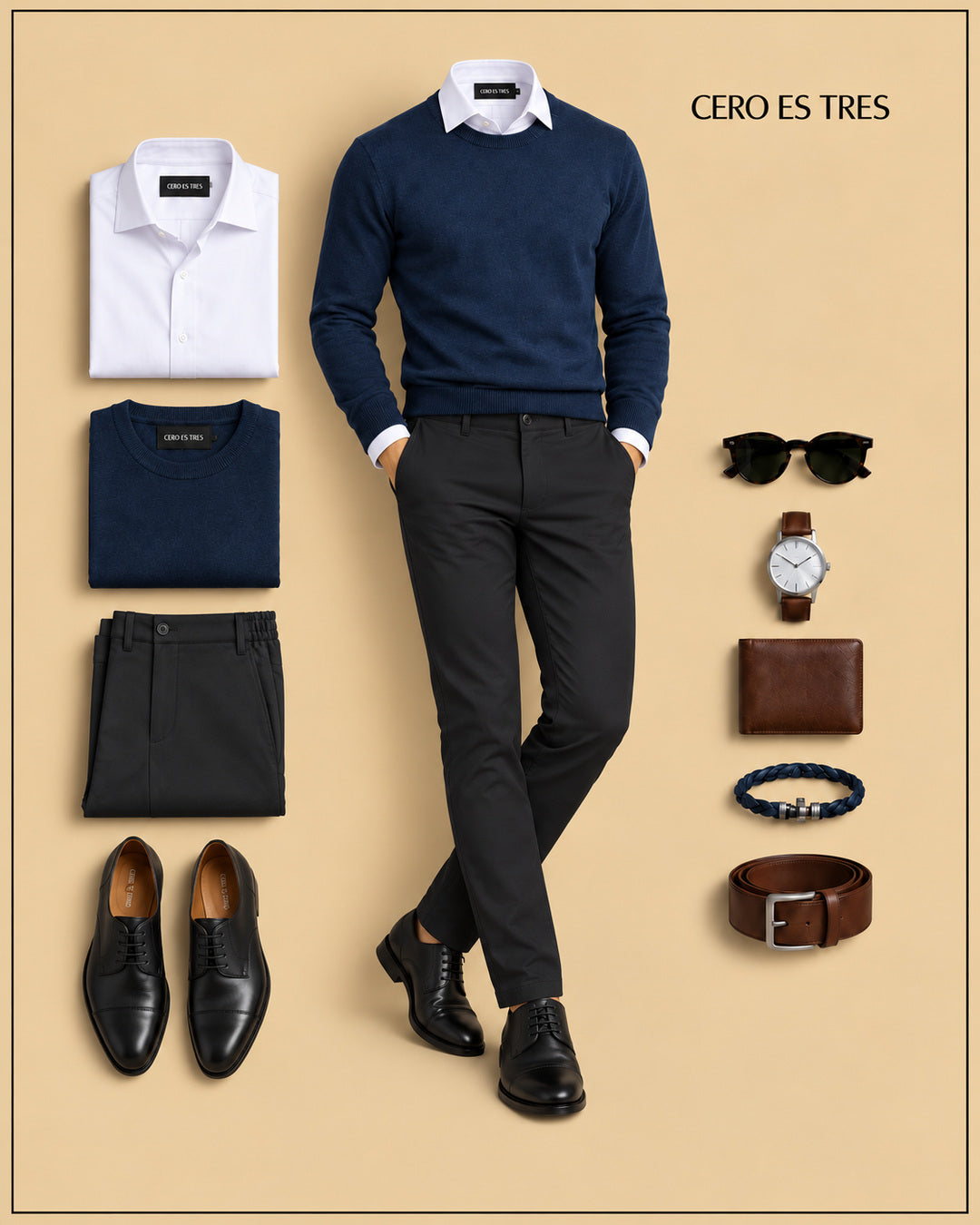 PREMIUM TRAVEL CAPSULE — 6 PIECES, 8 OUTFITS