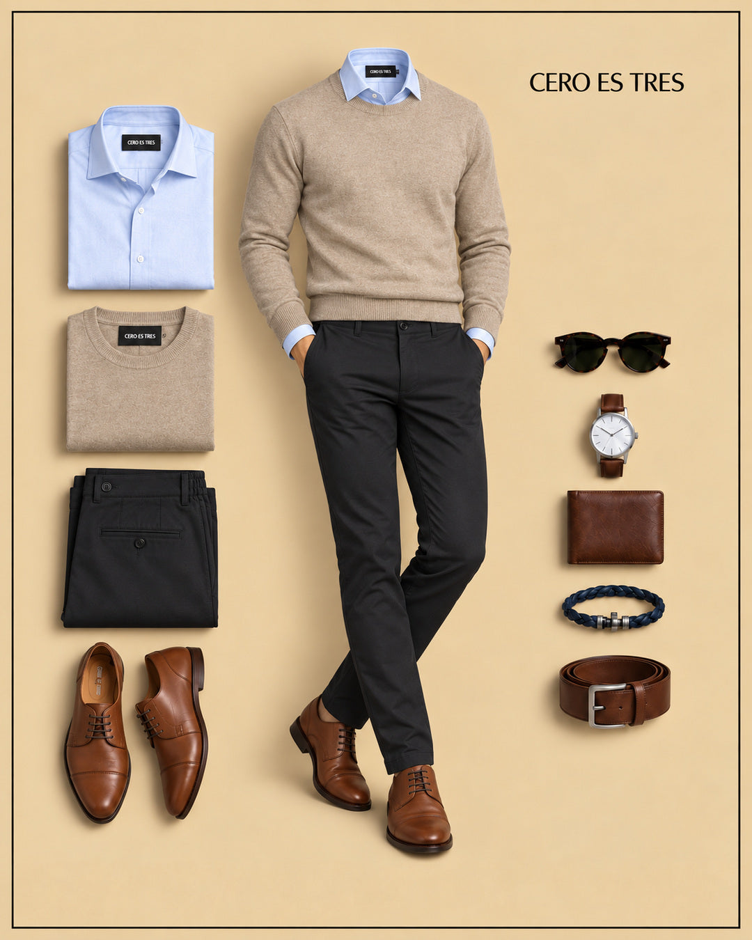 PREMIUM TRAVEL CAPSULE — 6 PIECES, 8 OUTFITS