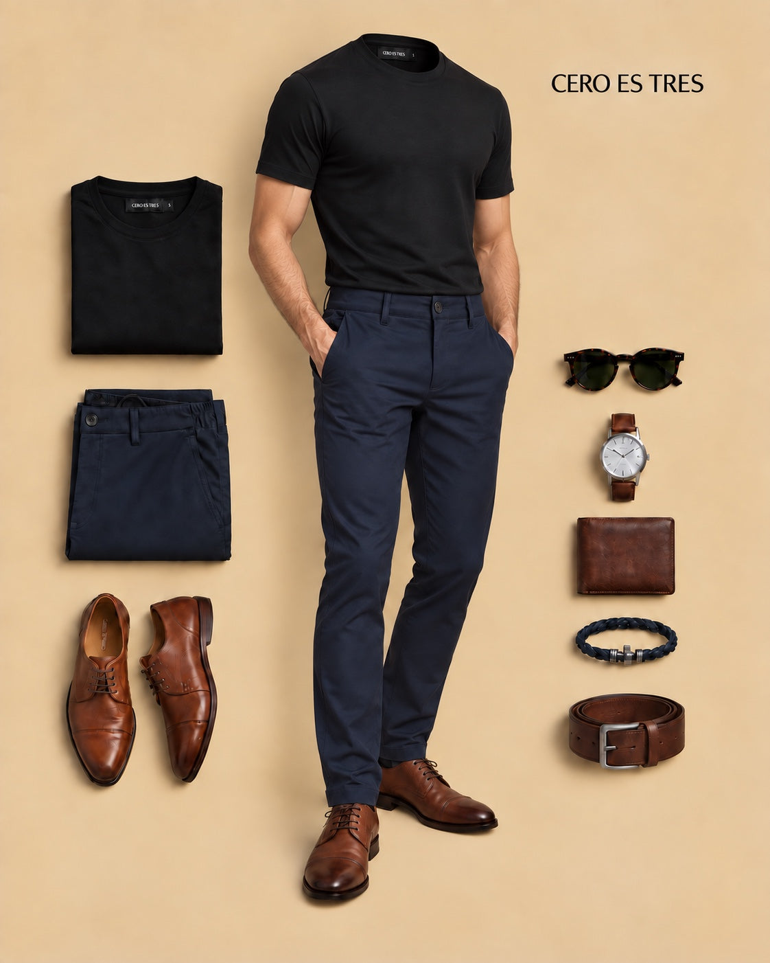 RELAXED TRAVEL CAPSULE — 5 PIECES, 6 OUTFITS