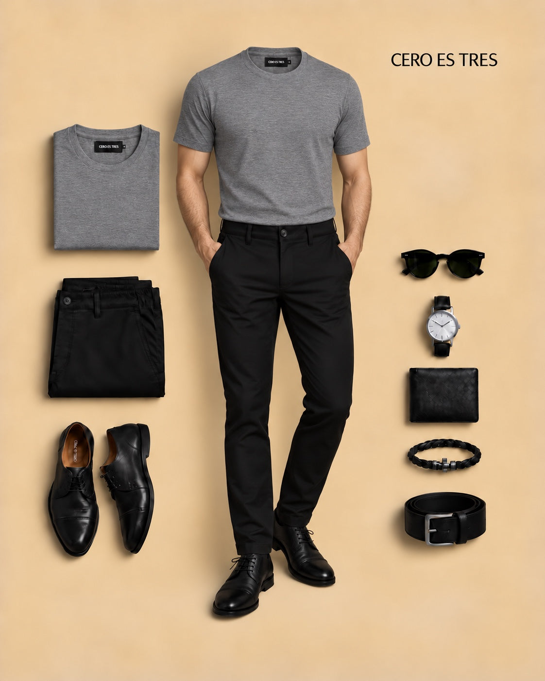 RELAXED TRAVEL CAPSULE — 5 PIECES, 6 OUTFITS